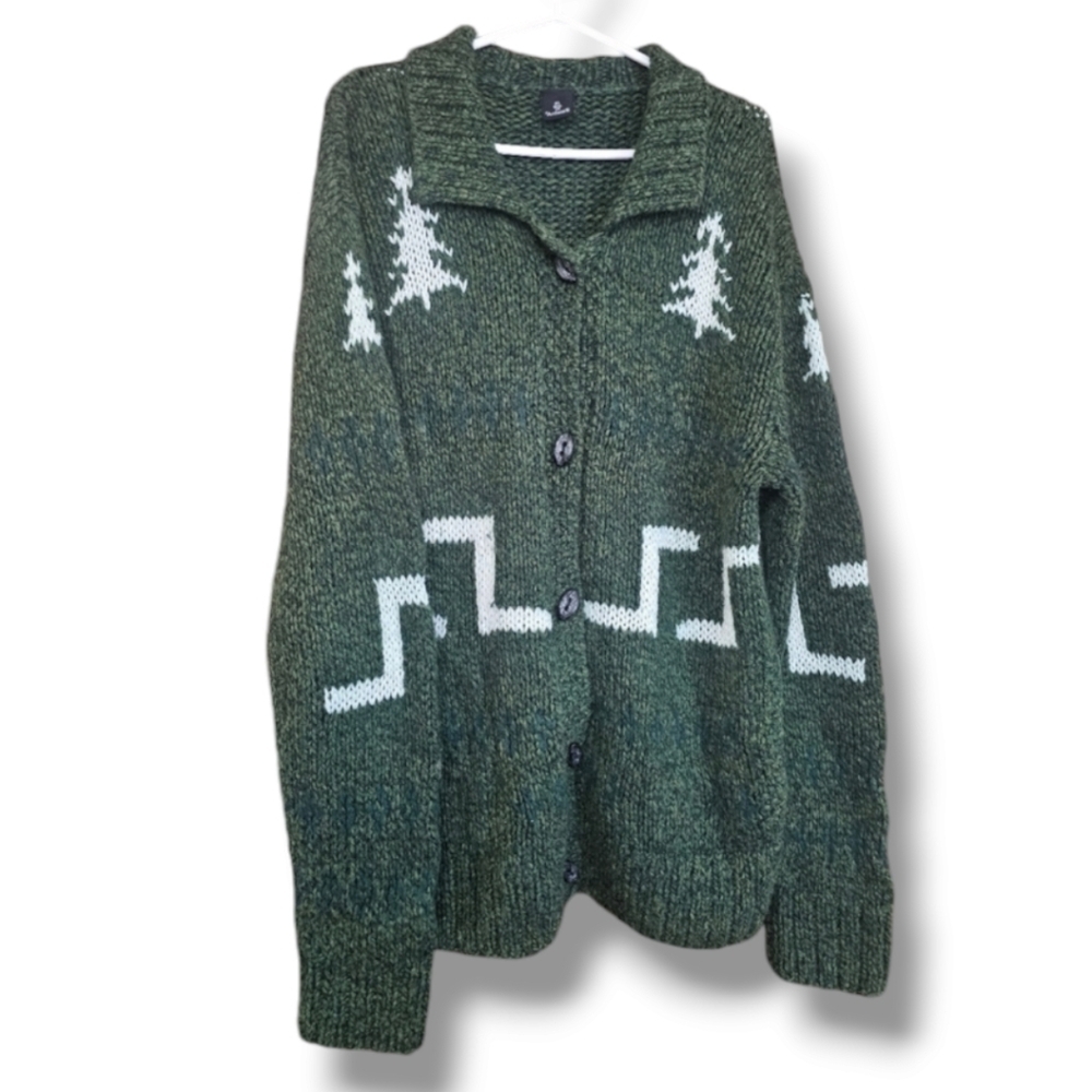 Vintage Antonelli Knit Button Up Sweater